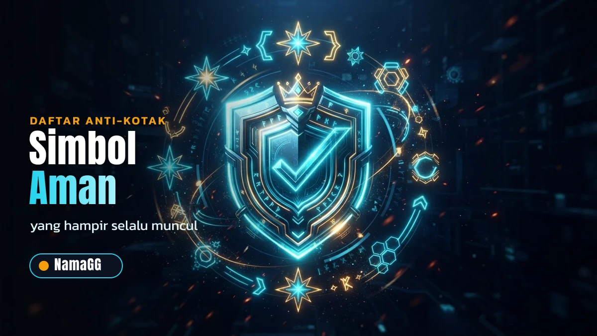 Daftar simbol FF aman yang hampir selalu muncul di semua HP