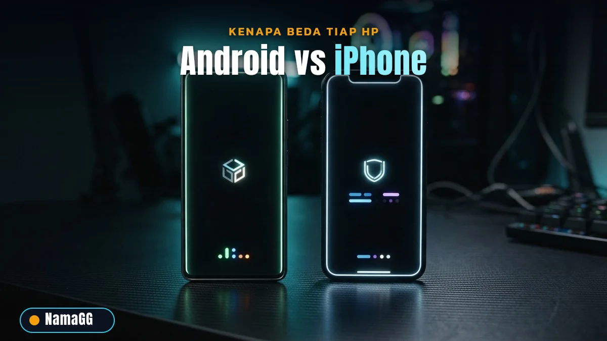 Kenapa simbol nama FF muncul beda di Android dan iPhone