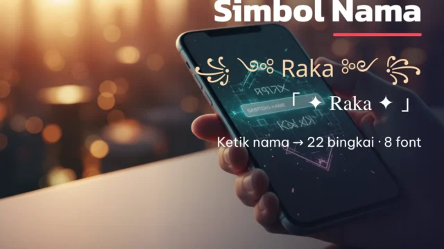 Alat generator simbol nama FF NamaGG