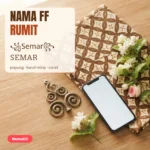 Nama FF rumit dengan payung NamaGG