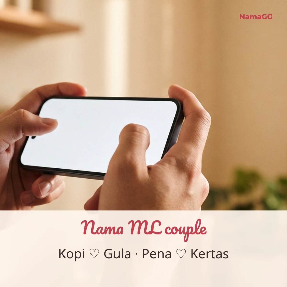 Contoh nama ML couple yang saling melengkapi