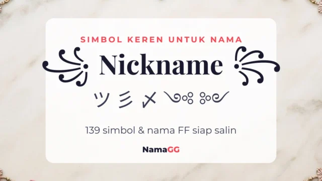 Simbol keren untuk nama dan nickname FF: ꧁ ꧂ ツ 彡 〆 ༺ ༻ siap salin